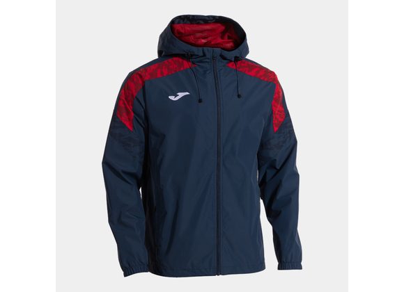 Joma Championship 8 Rain Jacket Navy Red Adult