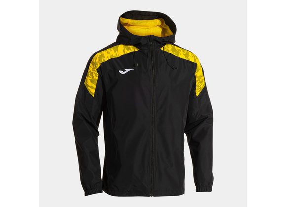 Joma Championship 8 Rain Jacket Black/Yellow Junior