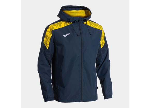 Joma Championship 8 Rain Jacket Navy/Yellow Junior