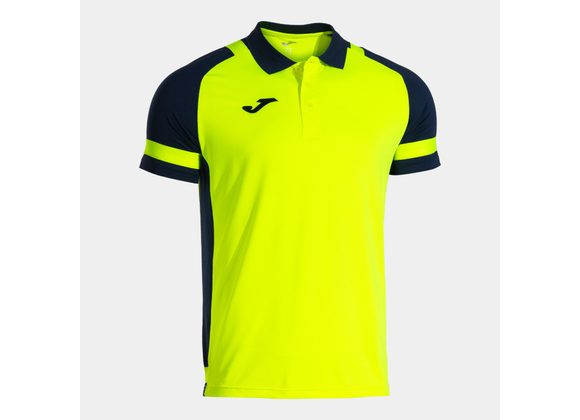 Joma Lider Polo Fluo Yellow/Navy Junior