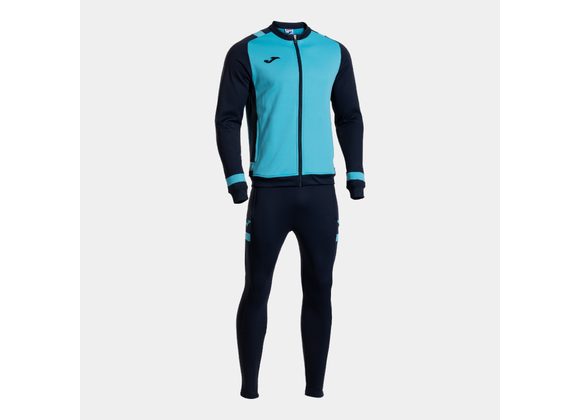 Joma Lider Tracksuit Fluo Turq/Navy Adult