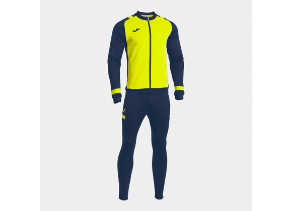 Joma Lider Tracksuit Fluo Yellow/Navy Adult