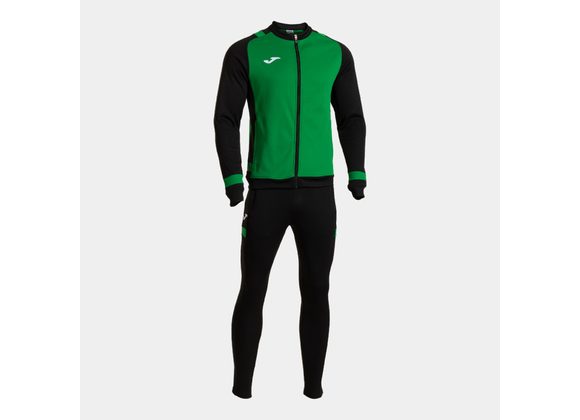 Joma Lider Tracksuit Green/Black Adult