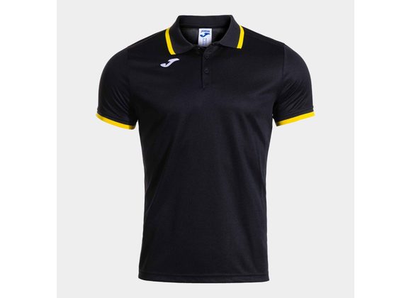 Joma Combi Premium Polo Black/Yellow Adult