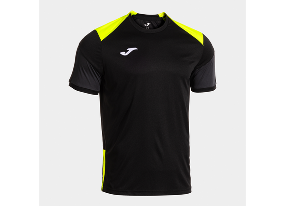Joma Danubio 4 Shirt Black/Fluo Yellow/Anthracite Junior
