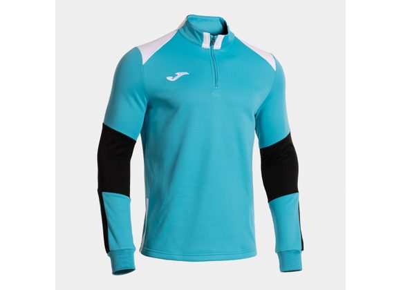 Joma Danubio 4 Quarter Zip Fluo Turq/White/Black Adult