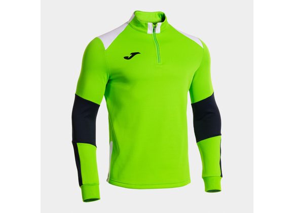 Joma Danubio 4 Quarter Zip Fluo Green/White/Navy Adult