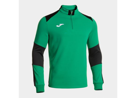 Joma Danubio 4 Quarter Zip Green/Black/Anthracite Adult