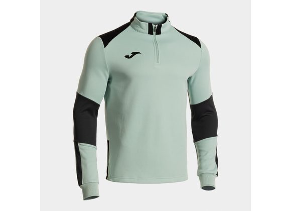 Joma Danubio 4 Quarter Zip Surf Spray/Black/Anthracite Adult