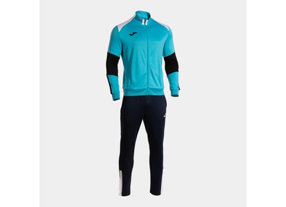 Joma Danubio 4 Tracksuit Fluo Turq/White/Black Adult 