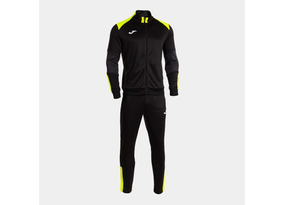 Joma Danubio 4 Tracksuit Black/Fluo Yellow/Anthracite Adult 