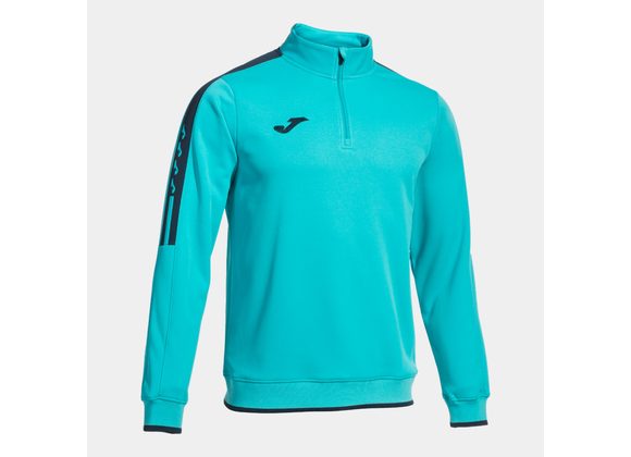Joma Olimpiada Quarter Zip Fluo Turq/Navy Adult 
