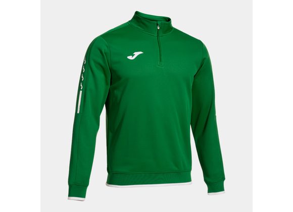 Joma Olimpiada Quarter Zip Green/White Adult 