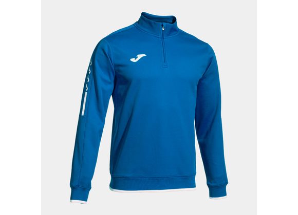 Joma Olimpiada Quarter Zip Royal/White Adult 