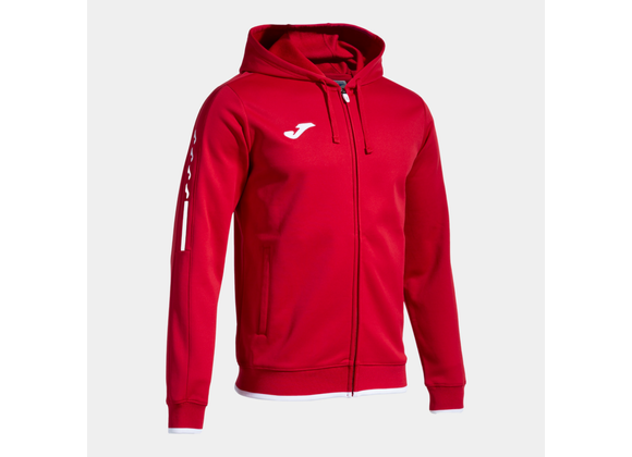 Joma Olimpiada Zipped Hoody Red/White Adult