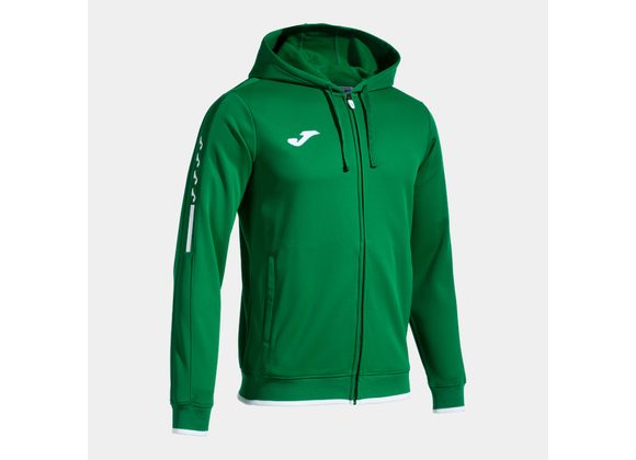 Joma Olimpiada Zipped Hoody Green/White Junior