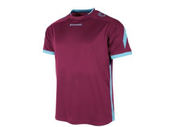 Stanno Drive Shirt Burgundy/Sky Adult