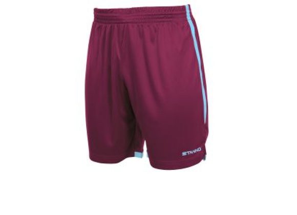 Stanno Focus 2 Short Burgundy/Sky Adult