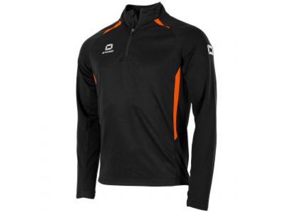 Stanno Stadio Quarter Zip Black/Orange Adult