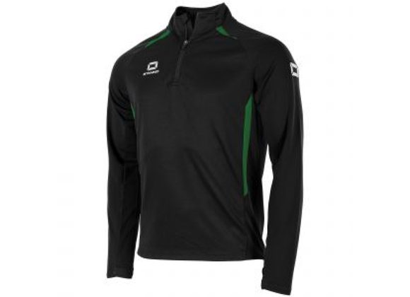 Stanno Stadio Quarter Zip Black/Green Adult