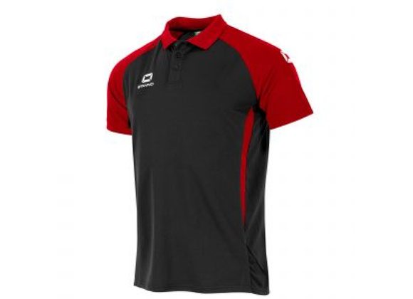 Stanno Stadio Polo Black/Red Adult