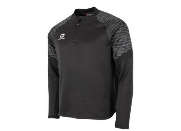 Stanno Bolt Quarter Zip Black/Grey Adult