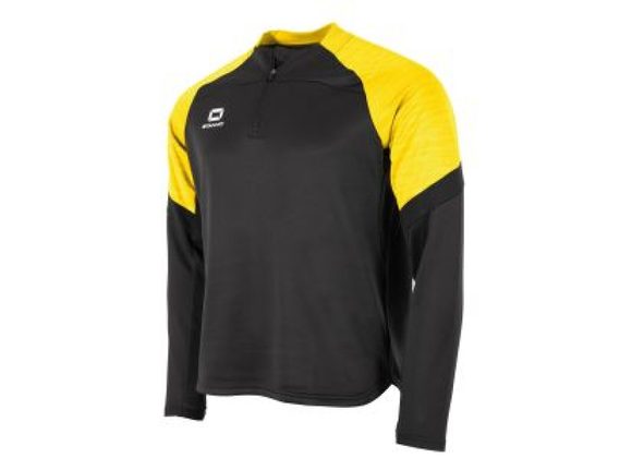 Stanno Bolt Quarter Zip Black/Yellow Adult