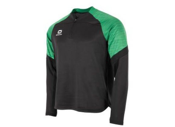 Stanno Bolt Quarter Zip Black/Green Adult