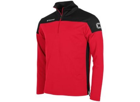 Stanno Pride Quarter Zip Red/Black Adult