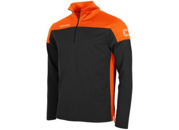 Stanno Pride Quarter Zip Black/Orange Adult