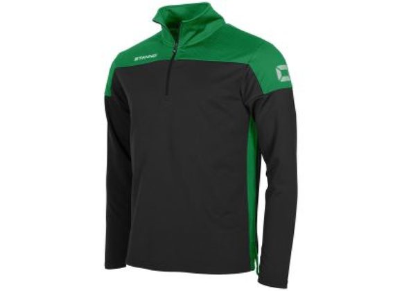 Stanno Pride Quarter Zip Black/Green Adult