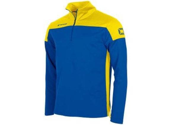 Stanno Pride Quarter Zip Royal/Yellow Adult