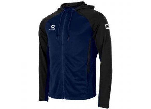 Stanno Stadio Zipped Hoodie Navy/Black Junior