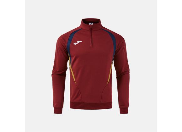 Joma Championship 20 1/4 Zip Burgundy/~Navy Junior