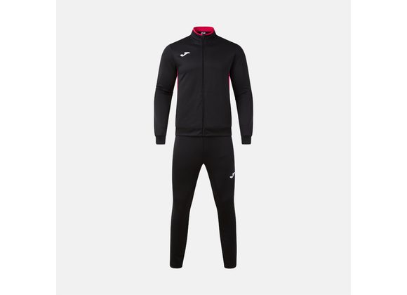 Joma Winner 4 Tracksuit Black/Fuchsia Junior