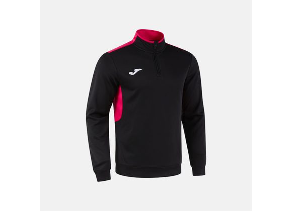 Joma Winner 4 Quarter Zip Black/Fuchsia Adult