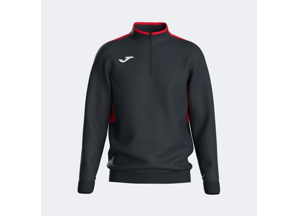 Joma Winner 4 Quarter Zip Black/Red Adult