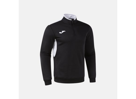 Joma Winner 4 Quarter Zip Black/White Adult