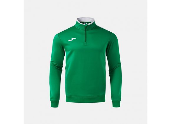 Joma Winner 4 Quarter Zip Green/Gray Junior