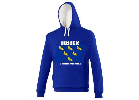 Stand or Fall Hoodie Royal/White (Varsity)