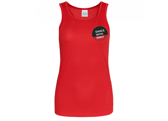 Dance With Emily Sports Vest Red