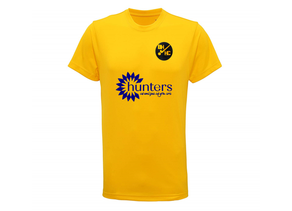 Burgess Hill Hockey Club Tee Yellow Junior (Tri-Dri)