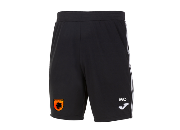 Mile Oak FC Pocket Shorts (Zipped) Black (Niza)