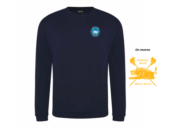 Chiddlingly Parish Bonfire Society Sweatshirt Navy