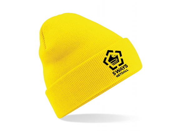 5 Ways Netball Winter Hat Yellow