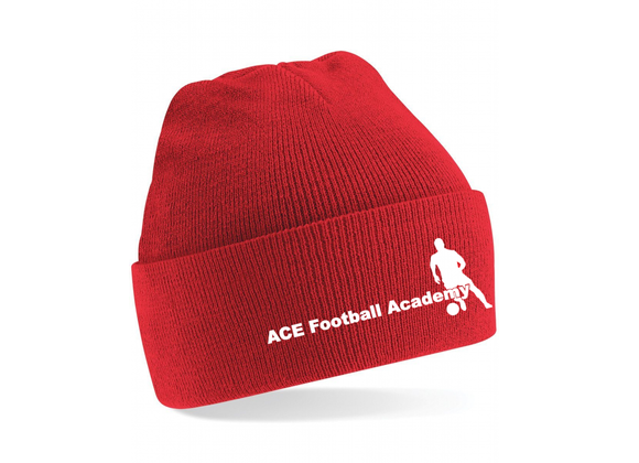ACE Football Academy Winter Hat (Red)