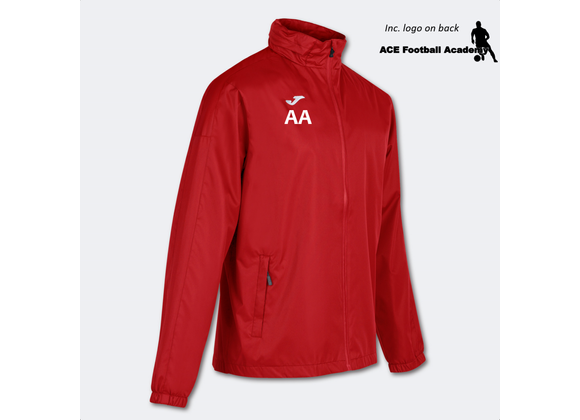 ACE Football Academy Adult Rain Coat Red (Trivor)