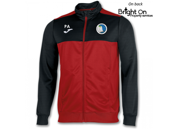 Peacehaven Athletic Tracksuit Jacket Red/Black (Winner)