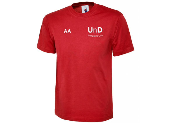 Up'n'Downs Trampoline Club Tee Junior Red (UC)