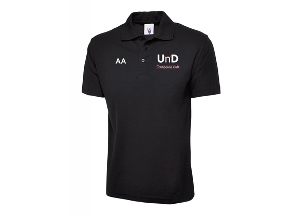 Up'n'Downs Trampoline Club Nationals Polo Adult Black (UC)